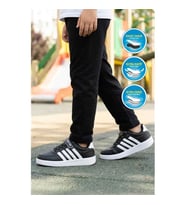 Lafonten 754 F Siyah-Lila Cırtlı Kız Çocuk Spor Ayakkabı