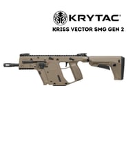 KRYTAC Kriss Vector Gen2 SMG FDE Tan Sabit Dipçik AEG Airsoft Tüfek