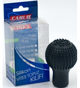 CARUB Vites Topuz Kılıfı Silikon Siyah
