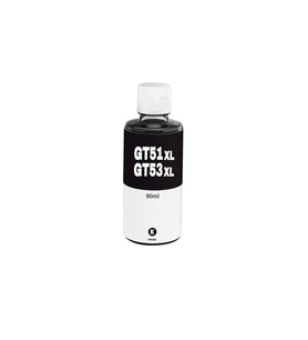 OKUR HP Mürekkep GT53XLBK, GT51XLBK, X4E40AE Black 90ml (Siyah)
