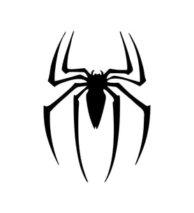 Örümcek Spider Oto Cam Sticker Siyah 25*18 Cm