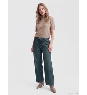 LCW Jeans İndigo Baggy Fit Kadın Jean Pantolon