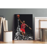Michael Jordan Kanvas Tablo 40x55cm NBA Poster