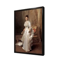 Mrs Henry White Çerçeveli Mdf Tablo