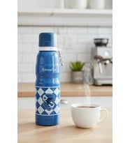 Harry Potter Lisanslı Charmlı Termos, 600 ml Kapasite, Mavi