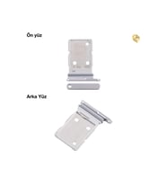 Samsung Galaxy S26 Ultra ile Uyumlu Sim İç Yuvası Çiftli Beyaz Çiftli sim yuvası ikili sim tepsisi çiftli sim aparatı dual sim çekmecesi