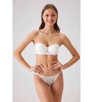 PİERRE CARDİN 4563 DESTEKLİ SÜTYEN TAKIM (Ekru)