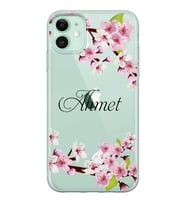 Cerry Rose Tasarımlı Şeffaf Telefon Kılıfı (Tüm Modeller Mevcuttur)