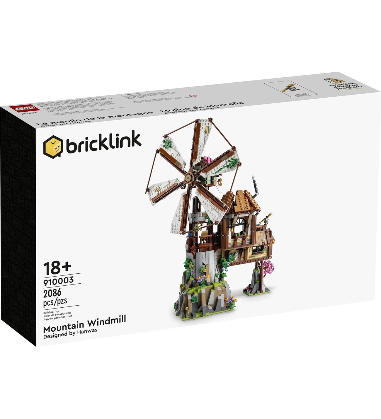 LEGO Bricklink 910003 Mountain Windmill Dağ Yel Değirmeni