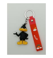 Daffy Duck Çizgi Film Karakter Silikon Anahtarlık