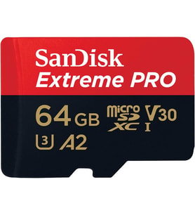 Sandisk Extreme Pro Sdsqxcu-064G-Gn6Ma Class 10 Uhs-I U3 A2 V30 64 Gb Micro Sd Kart