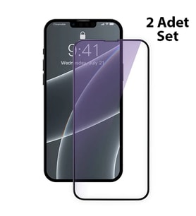 Baseus iPhone 13 Mini 0.3mm Full Çerçeve Cam Ekran Koruyucu 2 Adet-(5775) - SSSSSS1548-1583