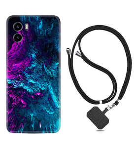 Vivo Y15S Y32 Y33S Y51 Y53S Kılıf Boyun Askılı Silikon Explosive 1734