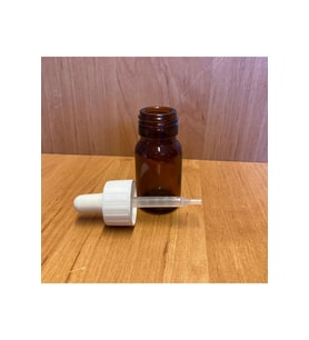 20 Ml Plastik Damlalıklı Amber Cam Şişe , 20Cc Kahverengi Cam Şişe Damlalıklı x 6 Adet