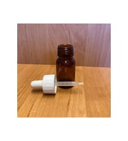 20 Ml Plastik Damlalıklı Amber Cam Şişe , 20Cc Kahverengi Cam Şişe Damlalıklı x 6 Adet