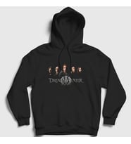 Presmono Unisex Siyah Band Dream Theater Kapüşonlu Sweatshirt 143560tt