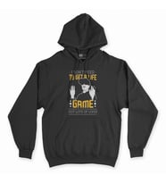 Turuncu Dont Need Life Siyah Kapşonlu Sweatshirt Hoddie
