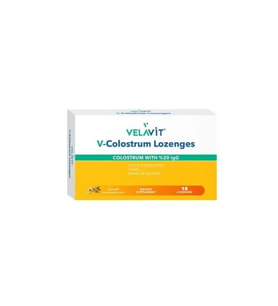 Velavit V-Colostrum Lozenges Zencefil ve Zerdeçal Pastil 15'li
