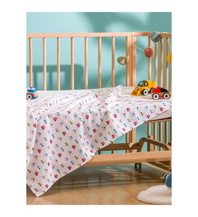 UZG Store'dan Stilinizi Oluşturun Baskılı Erkek Bebek Müslin Örtü 75x100