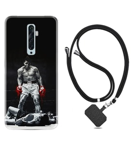 Oppo Reno 2Z 4 Lite 4 Pro 5 6 7 A31 Kılıf Boyun Askılı Silikon Moon Baloon 1369