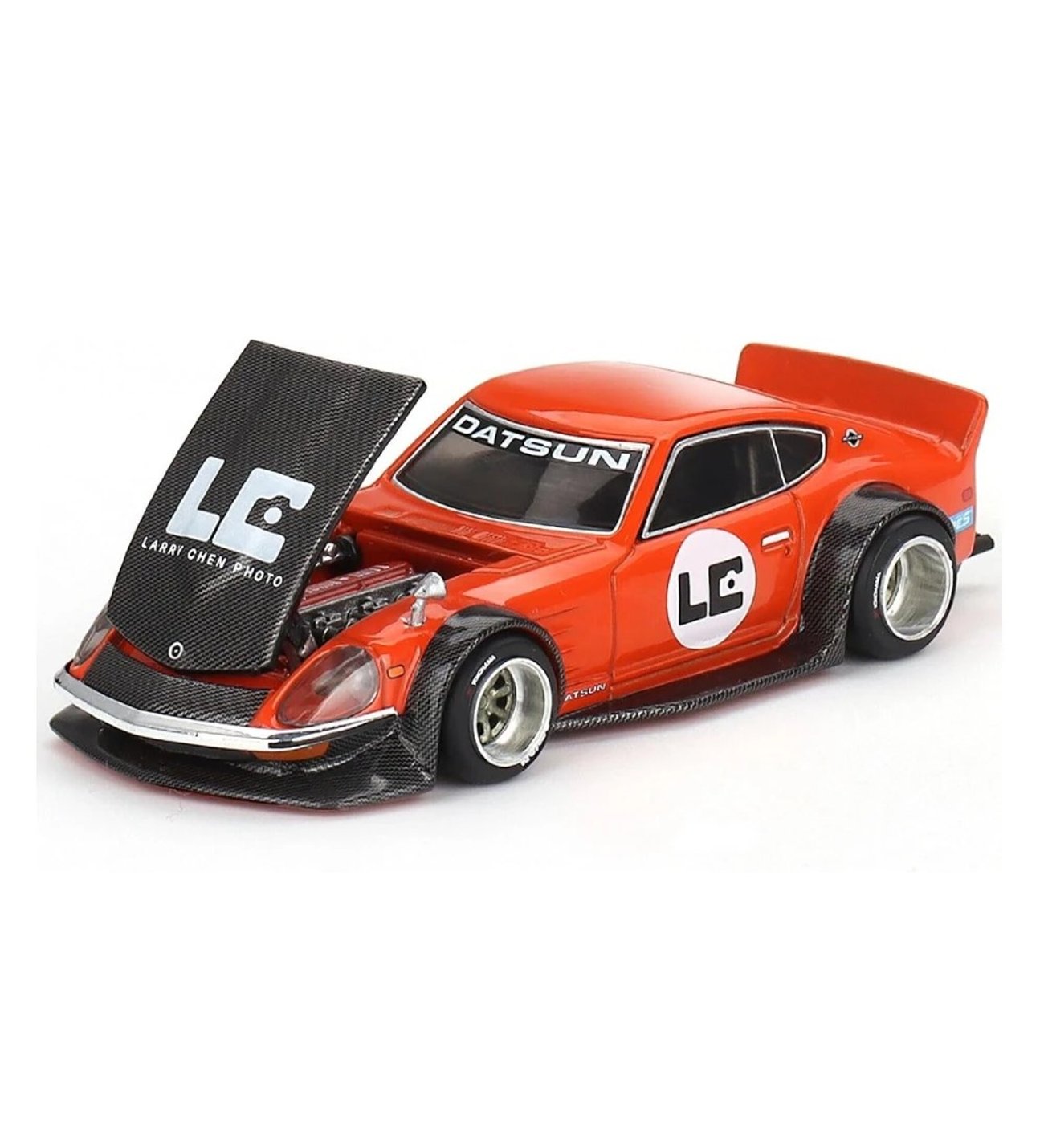 Mini GT 1:64 Nissan Fairlady Z Kaido GT 'ORANGE BANG' Larry Chen V1