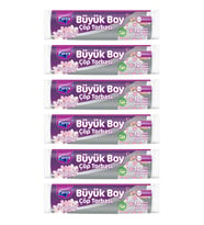Büzgülü 10'lu Çöp Torbası Kiraz Çiçeği Kokulu Büyük Boy 65 x 70 cm Altılı Paket