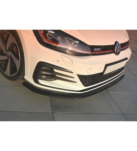Vw Golf 7.5 Gtı Tampon Max Design Ön  Lip Piona Black 2017 2018 2019 2020 2021