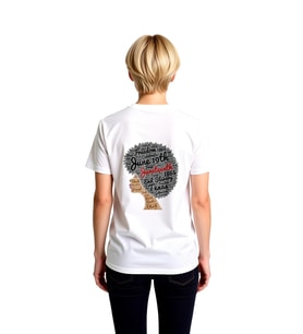 Kadın Juneteenth Özgürlük Tarihi Baskılı Kısa Kollu Tişört Retro Vintage Kutlama Tasarımı Günlük
