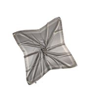 Mısırlı Eşarpları Bantlı Jan Jan Eşarp 100x100 Cm (Gold)