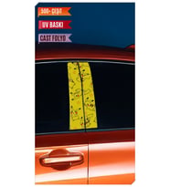 Araç Kapı Direk Kaplama Folyosu Pikachu Desenli (Sağ Sol Takım) (2 Adet) - 22x50 (Çok Renkli)