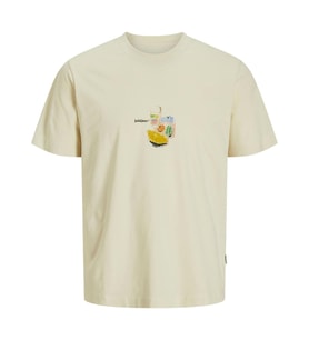 Jack & Jones 12273162 Jorvarenna Tee Ss Crew Neck Ekru