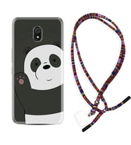 Xiaomi Redmi 8A 8 Pro 9C 9T 10C 11T Pro Kılıf Boyun Asklı Rasta Silikon Hello Panda 1709