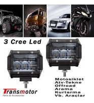 Motosiklet Atv Offroad Tekne Traktör Vb. Araçlar İçin Sis Farı Seti