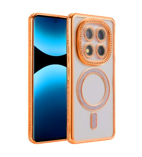 Xiaomi Redmi Note 15 4G / 5G / Poco M8 Kılıf M-Safe Şarj Uyumlu Simli Kamera Ken