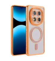 Xiaomi Redmi Note 15 4G / 5G / Poco M8 Kılıf M-Safe Şarj Uyumlu Simli Kamera Ken