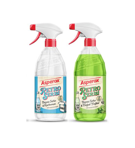Asperox Retro Serisi 1 Litre Beyaz Sirkeli Doğal Yağlar ve Beyaz Sirkeli Karbonat