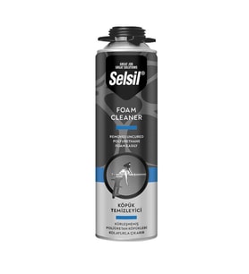 Selsil Poliüretan Köpük Tabanca Temizleyici 500 ml. (Şeffaf)