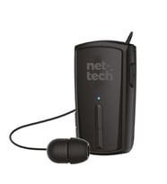 Nettech NT-BTH13 Makaralı Kulakiçi Bluetooth Kulaklık (Siyah)