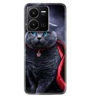 Vivo Y22 Kılıf Silikon Desen Özel Seri Super Cat 1666