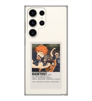 Samsung Galaxy S23 ULTRA Uyumlu Haikyuu!! Poster Tasarımlı Şeffaf Telefon Kılıfı
