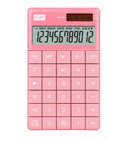 KRAF 12 HANE MASAÜSTÜ HESAP MAKİNESİ HM-180 PK PEMBE