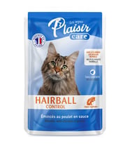Plaisir Care 85Gr Pouch Hairball Control - Tüy yumağı Kontrol 1Adet Yaş Kedi Maması (Mavi)