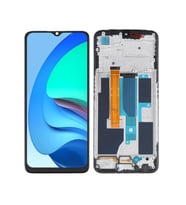 Oppo A55 5G ile Uyumlu Lcd Ekran Dokunmatik Çıtalı PEMM00 PEMM20 (Siyah)