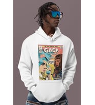 Tasarım Lady Gaga With Beyonce Baskılı Unisex Oversize Şarkıcı Hoodie