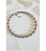 TAŞLI DÜZ TOP CHOKER KOLYE