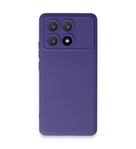 Xiaomi Poco X6 Pro Kılıf Nano İçi Kadife Silikon - Mor