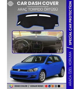VOLKSWAGEN GOLF 7 (2013-2020) Torpido Örtüsü Ön Göğüs Koruma Tam Uyum Çatlamayı Önler