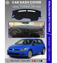 VOLKSWAGEN GOLF 7 (2013-2020) Torpido Örtüsü Ön Göğüs Koruma Tam Uyum Çatlamayı Önler