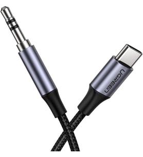 USB Type-C 3.5mm Aux Ses Kablosu, Gümüş
