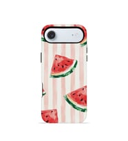 iPhone 17 Air Vorian Çift Katmanlı MagSafe Kılıf Watermelon Blush Stripe